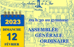 12.02.2023 - Assemblée générale ordinaire.