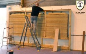 Le gymnase a retrouvé sa ciblerie