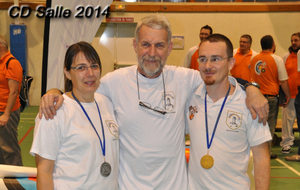 26.01.2014 - Nos médaillés au CD Salle 2014