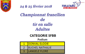 25.02.2018 - Nathalie sur le podium francilien