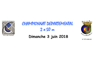 03.06.2018 - CD de l'Essonne 2 x 50 m