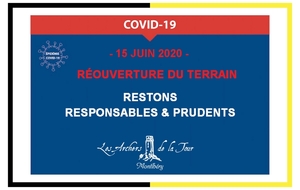 15.06.2020 - Réouverture du Terrain
