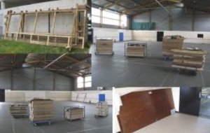 Opération démontage au gymnase