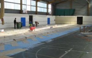 Gymnase : les travaux sont en cours