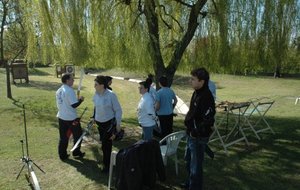 Les archers se préparent