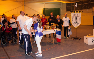 Remise des récompenses individuelles