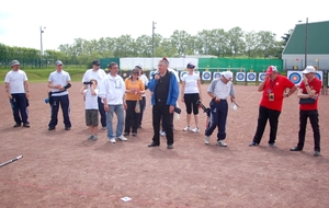 Ouverture du championnat par Philippe, président du comité départemental