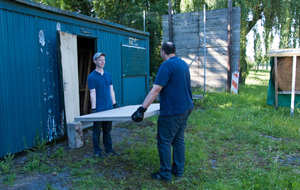 Tri des panneaux de la ciblerie