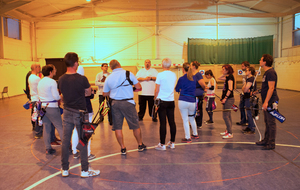 "Briefing" des archers anciens pour la saison 2019.