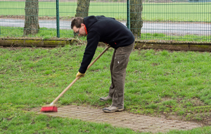 Nettoyage des pas de tir
