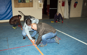 Installer la ligne de tir...