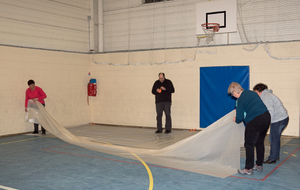 Installer la buvette...