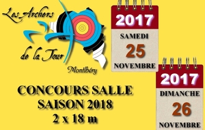 Concours salle Saison 2018