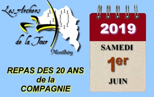 Repas des 20 ans de la Compagnie