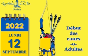 Début des cours - Adultes