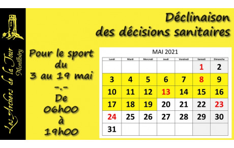 03.05.2021 - Pratique du sport