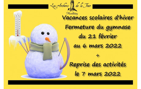 21.02.2022 - Vacances scolaires