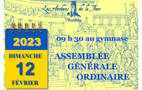 12.02.2023 - Assemblée générale ordinaire.