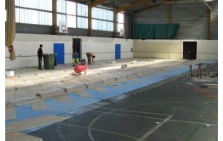 Gymnase : les travaux sont en cours