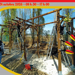 Travaux sur le terrain